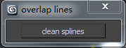 Cleanup overlapping line