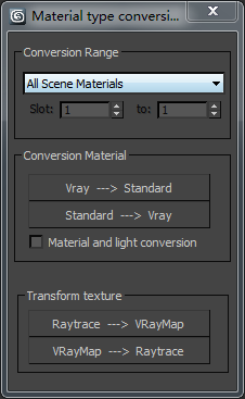 Material type conversion